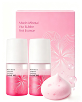 Sérum Booster Cutané PDRN Personnalisé Éclaircissant et Raffermissant, Sérum Bulle PDRN aux Peptides Roses et ADN de Saumon
