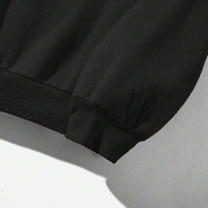 เสื้อฮู้ดครอปทรงสี่เหลี่ยม คอปกสี่เหลี่ยม สไตล์สตรีทแวร์ เสื้อพูลโอเวอร์หนานุ่ม ซิปปิด ปักลาย 3 มิติ พิมพ์ลายตามสั่ง รับผลิตแบบ OEM - Product Image 3