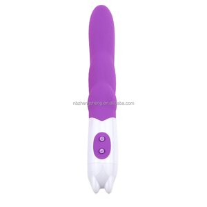 Vibratore del coniglio del Silicone Impermeabile 10-Velocità Vibratore Stimolatore Clitoride G-spot Massager - Product Image 5