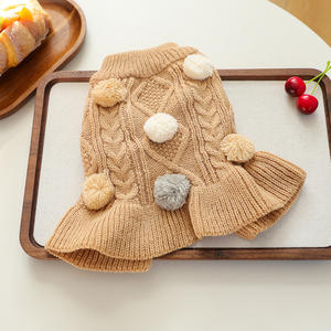 Pulls pour animaux <span class=keywords><strong>de</strong></span> compagnie en polyester chaud à motifs pour l'automne et l'hiver, nouveaux arrivages pour les fêtes d'hiver et les séances photo, vêtements mignons pour petits <span class=keywords><strong>chiens</strong></span> - Product Image 5