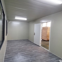 Maisonnette conteneur de luxe personnalisée de 20 pieds (16 pieds) – Villa mobile préfabriquée moderne en acier léger, maisonnette compacte en kit
