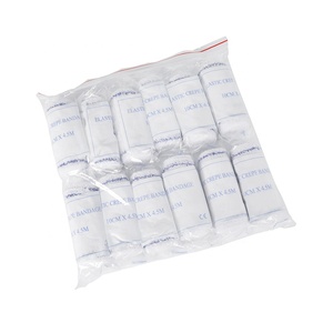 Bande de crêpe, bande élastique, produits d'hygiène pour les premiers secours, soins des plaies, 4,5 m - Product Image 3