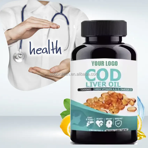 Etiqueta privada cápsulas de aceite de hígado de bacalao Omega 3 Aceite de pescado 1000mg cápsulas de aceite de hígado de bacalao - Product Image 2