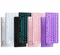 Clavier magnétique à effet Hall MCHOSE ACE 75 75% avec taux de balayage 8K 256K, RT 0,001 mm (Rapid Trigger), bouton rotatif RGB, clavier Esports