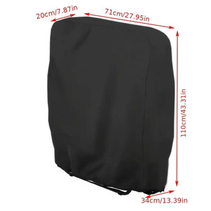 Temu ที่คลุมเก้าอี้พับได้ทุกสภาพอากาศกันน้ำและกันฝุ่นสำหรับเฟอร์นิเจอร์ลานกันฝนและกันแสงแดด - Product Image 1