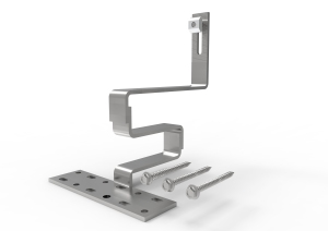 Systèmes de fixation pour panneaux solaires sur toiture en tuiles, structure de montage en acier inoxydable - Product Image 3