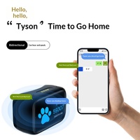 Collier GPS pour petits animaux, étanche, 4G, toutes réseaux, positionnement en temps réel, clôture électronique, écran HD 47IPS, GPS/WiFi/LBS