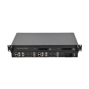 Système de tête de réseau de télévision numérique 4/8 tuners DVB-S2X avec 4 emplacements CI et décryptage BISS, récepteur de chaînes cryptées SD HD - Product Image 3