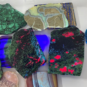 Vente en gros d'artisanat en cristal naturel, <span class=keywords><strong>dalle</strong></span> d'opale rose, spirituel, tranche de lapis-lazuli, plaque de sélénite polie pour cadeau - Product Image 2