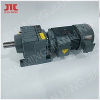 Réducteur hélicoïdal horizontal de type R, puissance 0,12-200 kW, rapport de réduction 5-200, pour équipement de dragage de l'acier et de traitement des eaux usées