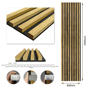 Kasaro Nouveau Design <span class=keywords><strong>Imitation</strong></span> Cuir Panneau Mural Acoustique en Bois Massif Naturel Panneau Insonorisant Panneau Acoustique Mural - Product Image 4