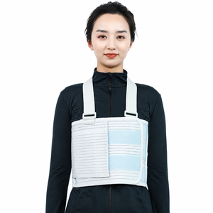 Attelle de soutien thoracique médicale réglable avec bretelles, enveloppe de compression pectorale pour fracture de la clavicule et récupération post-chirurgie thoracique - Product Image 2