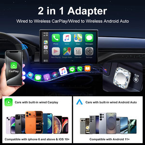 Adaptador Inalámbrico 2 en 1 para CarPlay y Android Auto, Dongle USB Tipo-C Inteligente, Conexión Automática, Plug and Play para <span class=keywords><strong>iPhone</strong></span> y Android Universal - Product Image 2