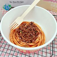 Fabricant de bols à soupe en kraft, matériau de qualité alimentaire, écologique, sans BPA, impression personnalisée, robuste
