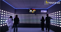 2025 Hot-selling Interactive Push Led Light Button Expérience de jeu actif pour les parcs d'attractions et de sports intérieurs