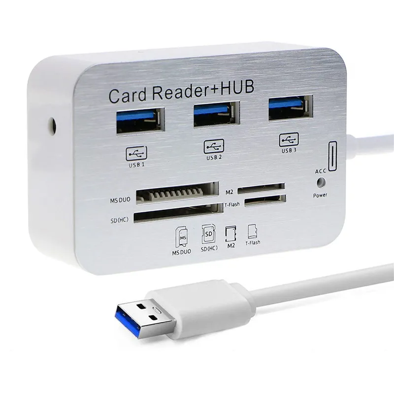 COMBO USB 3.0/3.1 Hubs Multifunction USB With 3 Ports +SD/TF Card Reader All In One For MacBook Pro usb-c hub 3.0