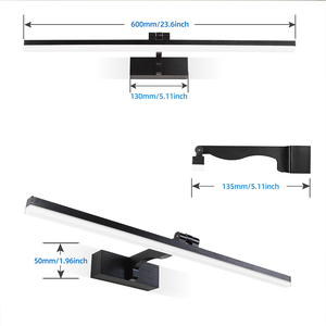 โคมไฟติดผนัง LED สำหรับข้างเตียง รุ่นโมเดิร์น 12W ปรับความสว่างได้ มาตรฐาน IP44 ตกแต่งบ้าน สำหรับห้องนอนและห้องนั่งเล่น - Product Image 5