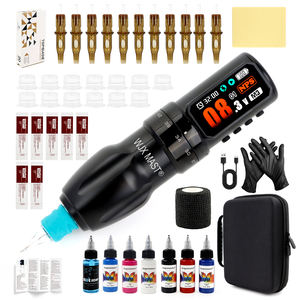 Kit de Máquina de Tatuar <span class=keywords><strong>WJX</strong></span> MAST, Pistola de Tatuar, Cartuchos, <span class=keywords><strong>Agujas</strong></span>, Kit de Pluma de Maquillaje Permanente para Principiantes - Product Image 1