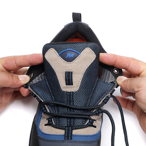 <span class=keywords><strong>Bottes</strong></span> de randonnée pour hommes en cuir véritable imperméables de haute qualité, légères, antidérapantes, avec semelle EVA thermique pour l'automne et le printemps - Product Image 3
