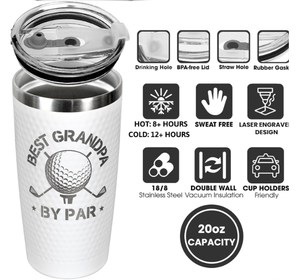 Nouveau gobelet isotherme en acier inoxydable léger de 20 oz à double paroi, écologique, avec poignée, logo personnalisé, cadeau personnalisé - Product Image 2