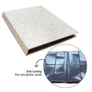 <span class=keywords><strong>Instax</strong></span> Camera <span class=keywords><strong>Album</strong></span> <span class=keywords><strong>photo</strong></span> avec couverture en cuir PU 3 pouces 160 Photos or paillettes Slip-in soudé lié - Product Image 2