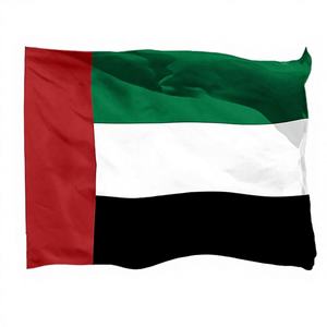 Drapeau national des Émirats arabes unis (EAU) 3x5FT en polyester, impression numérique, séchage rapide, bannière des pays du Moyen-Orient - Product Image 2
