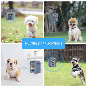 Dispositif de contrôle ultrasonique <span class=keywords><strong>Anti</strong></span>-<span class=keywords><strong>aboiement</strong></span> pour chien, étanche, extérieur, 50 pieds, son ultrasonique automatique, 2 haut-parleurs - Product Image 6