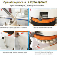 Mwbossda — machine pour la fabrication de pâte, 36 pièces, séparation et ronde, pour la fabrication du pain
