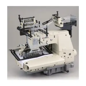 Kansai Special 33 Needle Flatbed Single Chainstitch Machine with Puller Multi Needle Sewing Machine