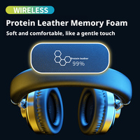 Casque Gaming Sans Fil Circum-auriculaire Pro avec Chipset JL, Boîtier Métallique, Faible Latence, Micro HD, Haut-parleur Dynamique, Étanchéité IPX4 pour PC et Mobile