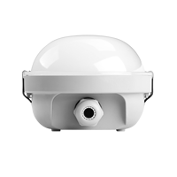 Lumière LED Tri-proof d'urgence 20W avec capteur, étanche IP65, luminaire étanche à la vapeur pour l'éclairage des entrepôts et des garages, 120lm/W