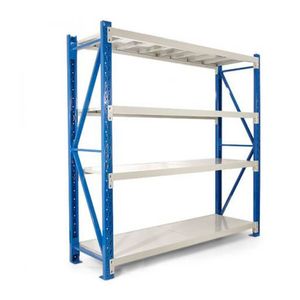 Étagère De Rack De Stockage En Acier Étagères Et Unités Estante De Rangement En Métal Bleu Et Blanc - Product Image 1