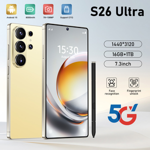 Nuevo Teléfono Inteligente S26 Ultra 5G con Stylus, IA, 16GB+1TB, Pantalla de <span class=keywords><strong>7</strong></span>.3 Pulgadas, Carga Rápida, Doble SIM, Desbloqueado, Android - Product Image 2