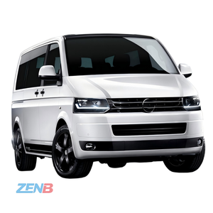 ชุดไฟหน้าสำหรับรถตู้ VW Multivan T5 รุ่น <span class=keywords><strong>Caravelle</strong></span> อัพเกรดด้วยเลนส์โปรเจคเตอร์ LED ไฟเดย์ไลท์ พร้อมไฟเลี้ยวแบบไล่ระดับ - Product Image 2