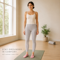 Chaussettes de yoga antidérapantes à adhérence renforcée, à bout ouvert, avec sangles croisées, respirantes, invisibles, pour le yoga et le Pilates, pour femmes