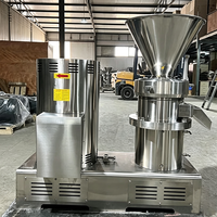 Machine industrielle robuste pour la fabrication de beurre de cacahuète, moulin à sésame, pistache, noisette, moulin colloïdal professionnel