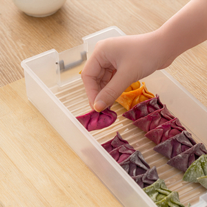 Tủ lạnh lưu trữ hộp Multilayer container lưu trữ thực phẩm nhựa không dính dưới bánh bao lưu trữ hộp với xử lý - Product Image 4