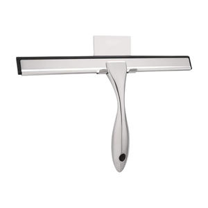 Prix d'usine, raclette en acier inoxydable avec lame en caoutchouc de silicone pour le nettoyage des fenêtres et des sols de cuisine - Product Image 1