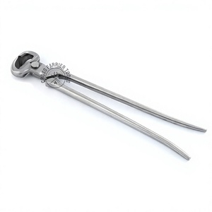 Outils de maréchal-ferrant, coupe-ongles de 15 pouces avec des bords de coupe tranchants, coupe-chaussures, pinces à retirer les clous forgées, instrument vétérinaire - Product Image 1