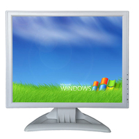 Écran de bureau LED LCD Full HD 4:3 blanc de 17 pouces pour le bureau avec entrée VGA