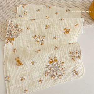 Serviette carrée pour bébé en gaze de coton pur, serviette à salive, <span class=keywords><strong>mouchoir</strong></span> pour nouveau-né, serviette de bain absorbante pour nourrissons et tout-petits (1-3 ans) - Product Image 6