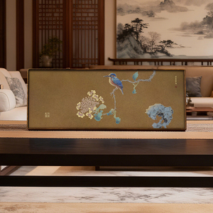 Qionghua Cuiniao Nouvelle décoration de bureau chinoise, décoration de bureau, salon de thé, art zen, ouverture pour déménagement professionnel, objets décoratifs - Product Image 3