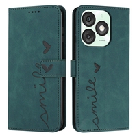 Étui portefeuille en cuir PU rétro mat en forme de cœur pour Itel A50 A50C P65 4G A80 4G RS4 P55 Plus 5G A70 S23 A60 avec fente pour cartes, coque de téléphone à clapet