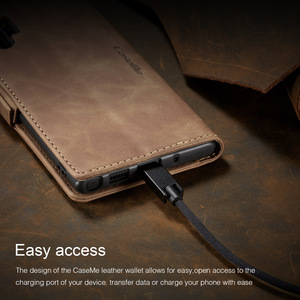 Étui multifonctionnel en cuir à rabat horizontal pour <span class=keywords><strong>Samsung</strong></span> <span class=keywords><strong>Galaxy</strong></span> <span class=keywords><strong>S7</strong></span> S9 S10 Note10 - Product Image 3