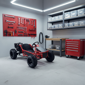 <span class=keywords><strong>Kart</strong></span> Todoterreno a <span class=keywords><strong>Pedales</strong></span>, 70 km/h, Construcción Resistente para Adultos, Equipado con Volante - Product Image 6
