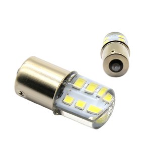1156 BA15S P21W 12V LED Rouge pour Voiture, Feu Stop/Stroboscope 12SMD 2835, Adaptation Universelle, Lampe de Clignotant pour Rétrofit/Amélioration - Product Image 1