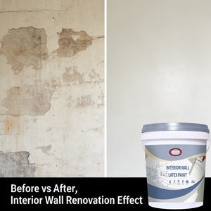 <span class=keywords><strong>Peinture</strong></span> murale au latex blanche Caberry, faible odeur, respirante, <span class=keywords><strong>anti</strong></span>-<span class=keywords><strong>humidité</strong></span>, imperméable pour murs intérieurs - Product Image 3