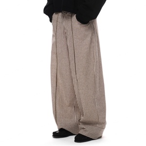 Pantalones vaqueros anchos de mezclilla a rayas vintage de verano para hombre, estilo urbano, talla grande, venta al por mayor - Product Image 2