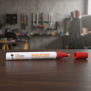 Marqueur industriel rouge permanent pour toutes les surfaces - Product Image 1