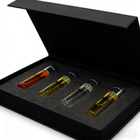 Boîte cadeau en carton rigide de qualité supérieure avec insert en mousse personnalisé, présentoir de flacon d'échantillon de parfum miniature de luxe, emballage sécurisé